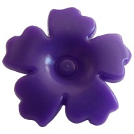 Lego květina - dekorace do vlasů, tmavě fialová (93080h DARK PURPLE)